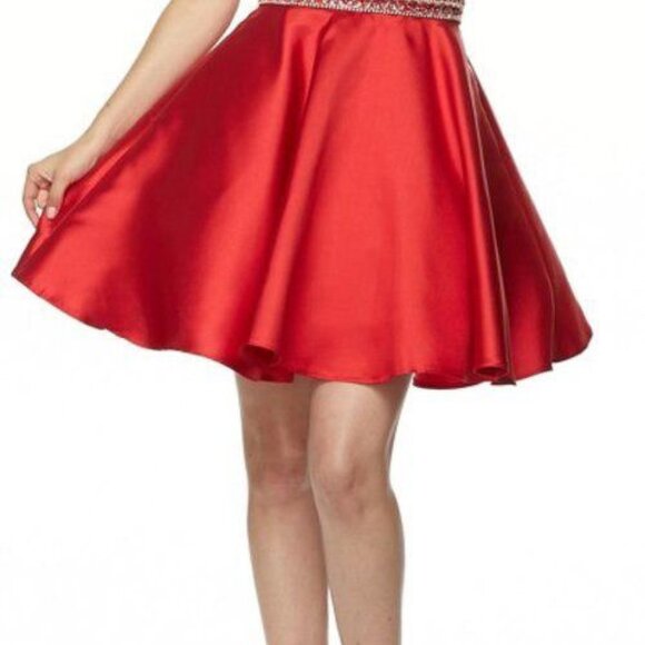 Halter Neck A-Line Shape Prom Dress JT781 - Picture 2 of 3